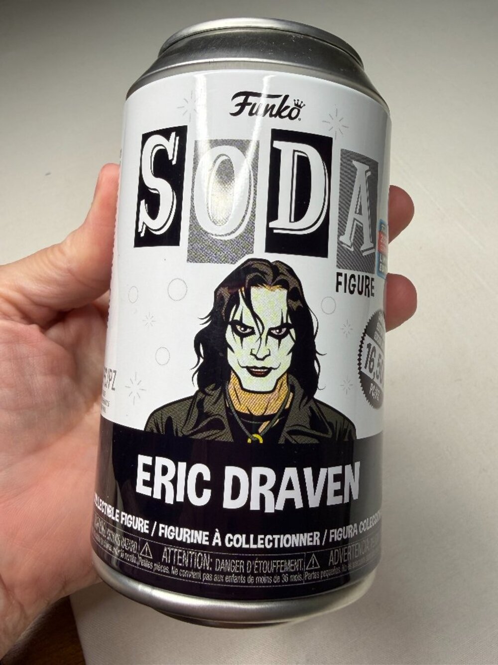 Funko SODA The Crow Eric Draven Vinyl Figure – 2022 Fall Convention Limited Ed.